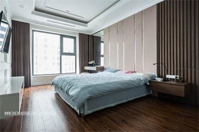 Công trình thi công đồ gỗ nội thất phòng ngủ tại An Bình city