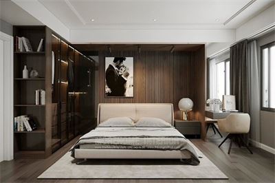 Mẫu thiết kế cải tạo nội thất phòng ngủ chung cư sông Đà