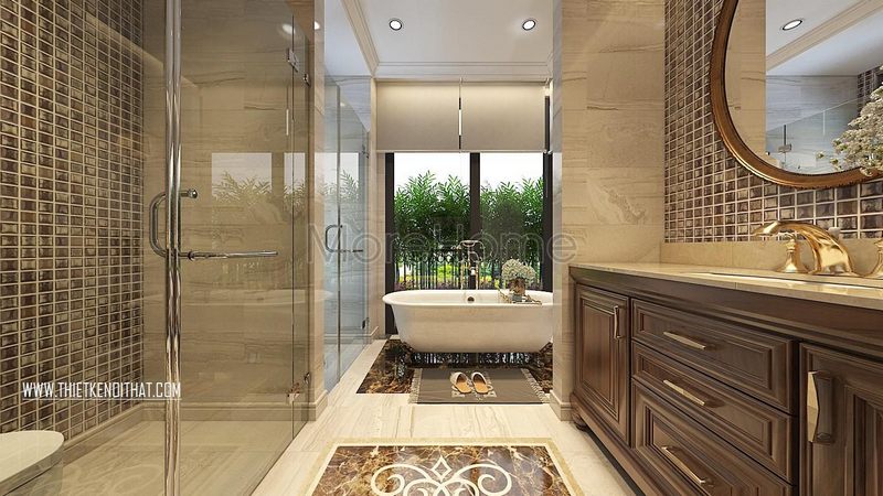 Gợi ý mẫu thiết kế phòng tắm nhà phố, biệt thự có bồn tắm hiện đại tiện nghi tận hưởng đời sống sang trọng đẳng cấp.